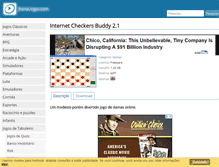 Tablet Screenshot of internet-checkers-buddy.baixarjogos.com