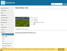 Tablet Screenshot of kicks-online.baixarjogos.com