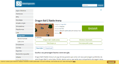Desktop Screenshot of dragon-ball-z-battle-arena.baixarjogos.com
