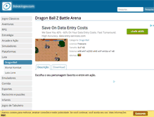 Tablet Screenshot of dragon-ball-z-battle-arena.baixarjogos.com